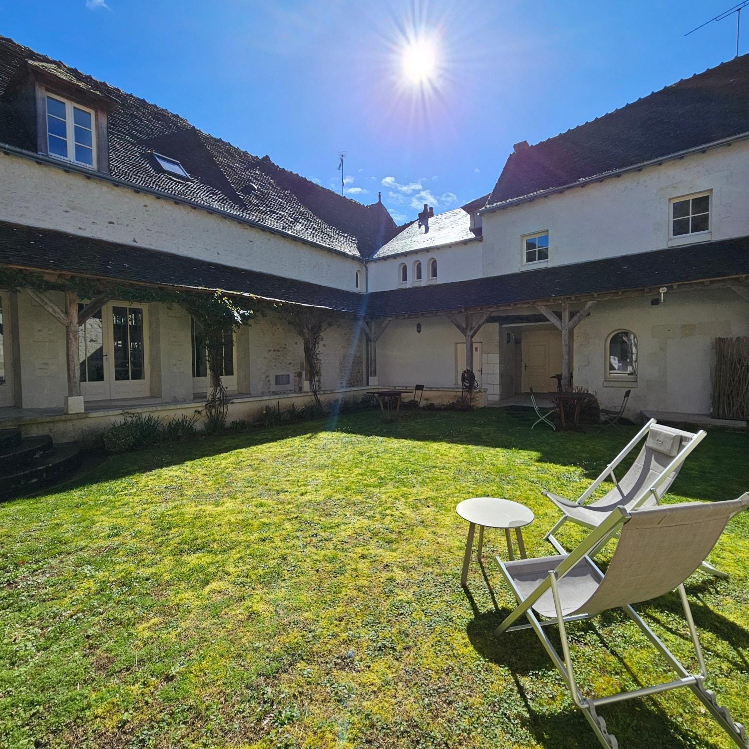 Yzeures-sur-Creuse Logis Hotel Restaurant Relais De La Mothe מראה חיצוני תמונה